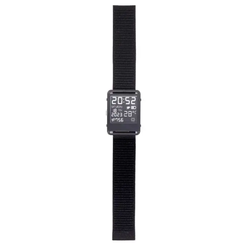 ESP32 Smart Watch Wi-Fi Bluetooth-compatible 200x200 E-paper 1.54" Display Programmable Smart Wearable Watch Wide Viewing Angle
ESP32 Smart Watch Wi-Fi Bluetooth-compatible 200x200 E-paper 1.54" Display Programmable Smart Wearable Watch Wide Viewing Angle