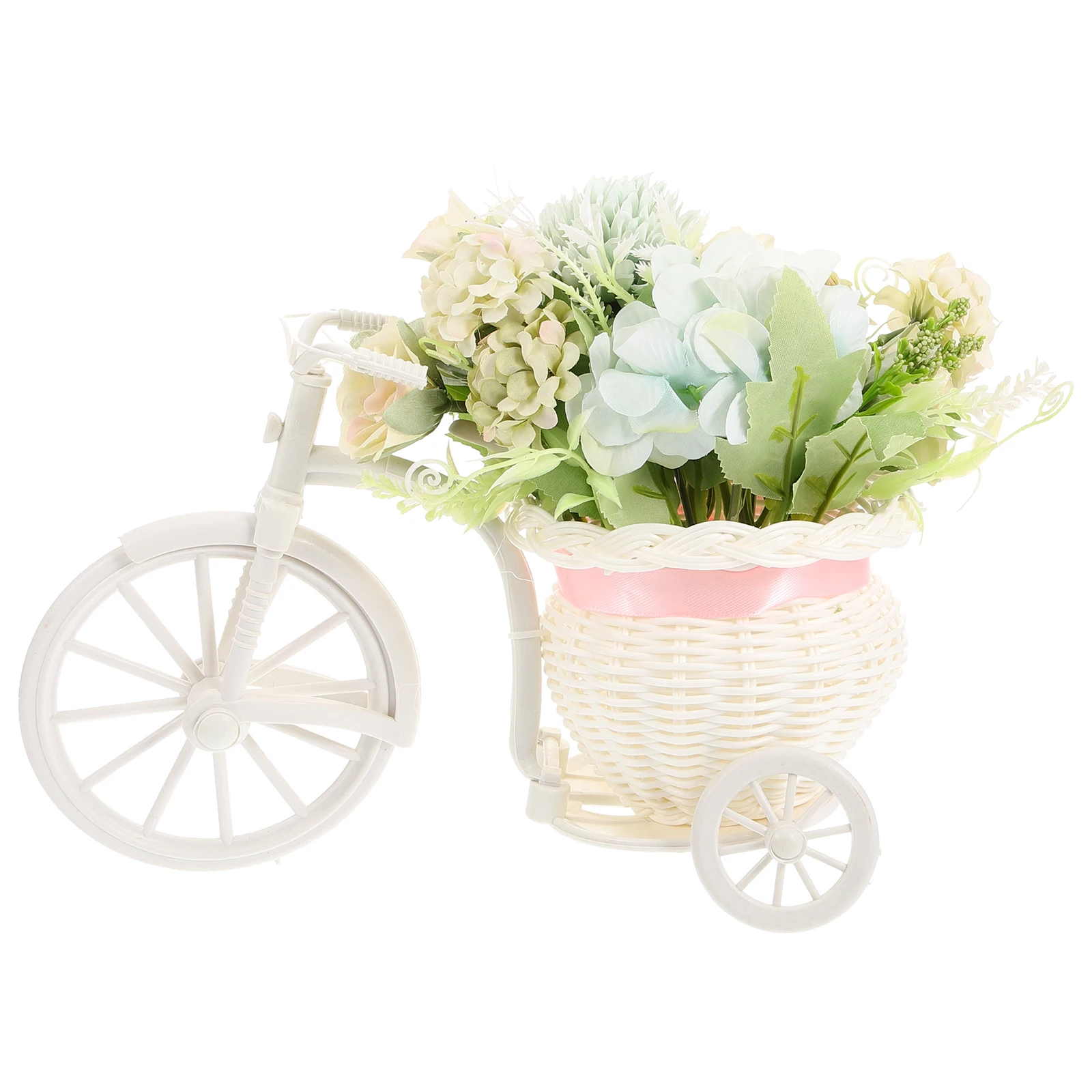 Simulated Hydrangea Artificial Flower Bonsai Decorative Potted Spring Bike Basket Wedding Home Decor Fake Flowers
Simulated Hydrangea Artificial Flower Bonsai Decorative Potted Spring Bike Basket Wedding Home Decor Fake Flowers