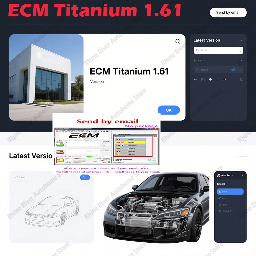 Latest Version Car Repair Software ECM Titanium 1.61 with 26000+ Drivers 18259 ECU Tool Compatible with Windows 10 - Send Link
Latest Version Car Repair Software ECM Titanium 1.61 with 26000+ Drivers 18259 ECU Tool Compatible with Windows 10 - Send Link