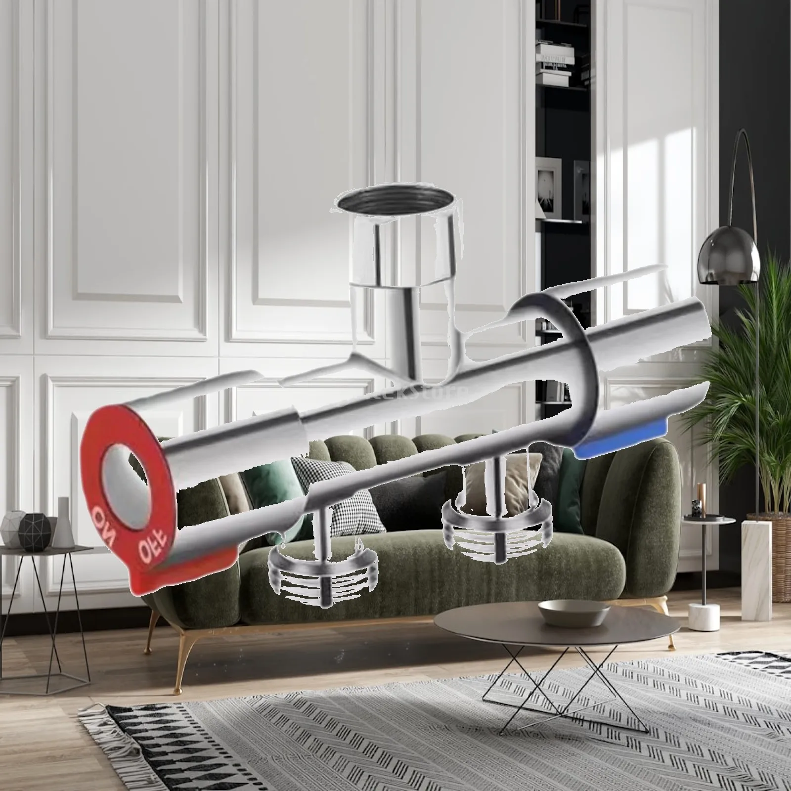 Space Saving 1 in 2 Out Washing Machine Faucet Stainless Steel Water Valve Handle Tap for Kitchen Garden
Space Saving 1 in 2 Out Washing Machine Faucet Stainless Steel Water Valve Handle Tap for Kitchen Garden