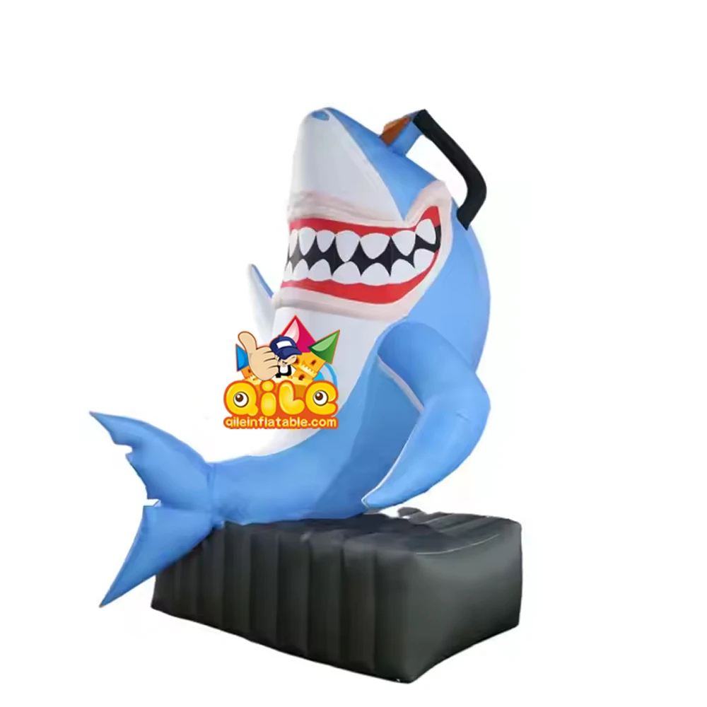 Inflatable Blue Shark On Stone Cartoon Sea Animal Model Advertising Pool Party Decoration Made Oxford Air Blower Accessory
Inflatable Blue Shark On Stone Cartoon Sea Animal Model Advertising Pool Party Decoration Made Oxford Air Blower Accessory
