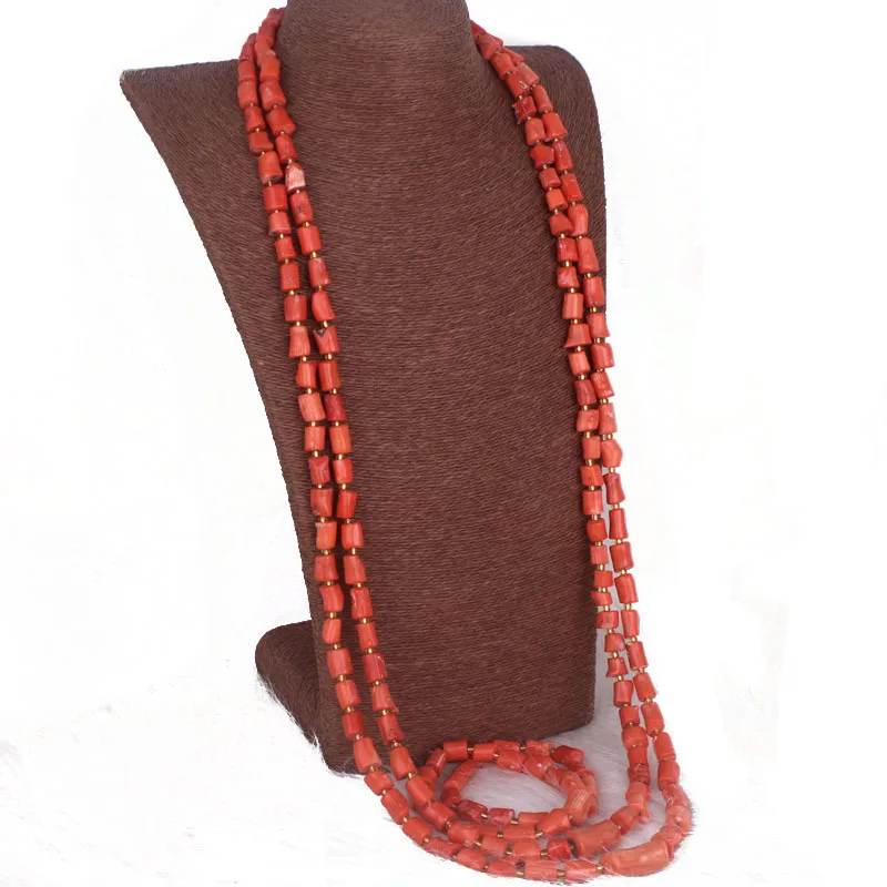 Dudo 8-11mm 38 inches 100% Genuine African Coral Beads Jewelry Set Long Necklace For Nigerian Men
Dudo 8-11mm 38 inches 100% Genuine African Coral Beads Jewelry Set Long Necklace For Nigerian Men