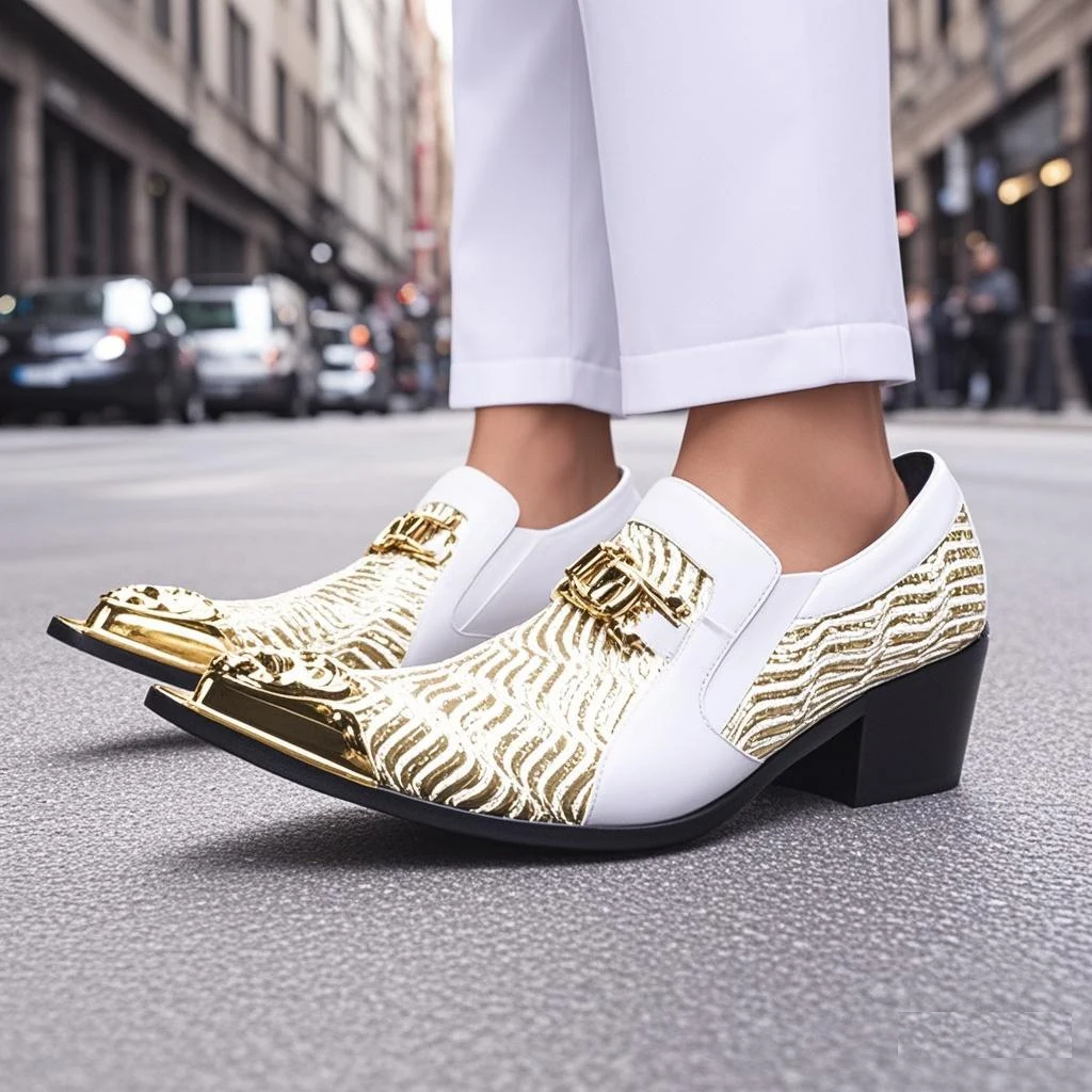 Multicolored Scale Python Shoes Genuine Leather Oxfords Luxury Square Toe Chelseas Men's Shoes Metal Pointed Square High Heels
Multicolored Scale Python Shoes Genuine Leather Oxfords Luxury Square Toe Chelseas Men's Shoes Metal Pointed Square High Heels