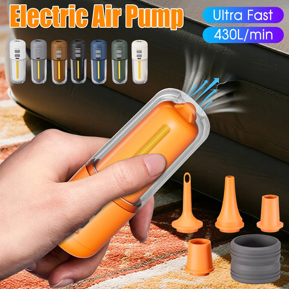 Portable Air Pump 2000 MAh Battery & Camping Light Mini Outdoor Air Pump 3.5kPa for Air Mattress Pool Floats Vacuum Air Pump
Portable Air Pump 2000 MAh Battery & Camping Light Mini Outdoor Air Pump 3.5kPa for Air Mattress Pool Floats Vacuum Air Pump