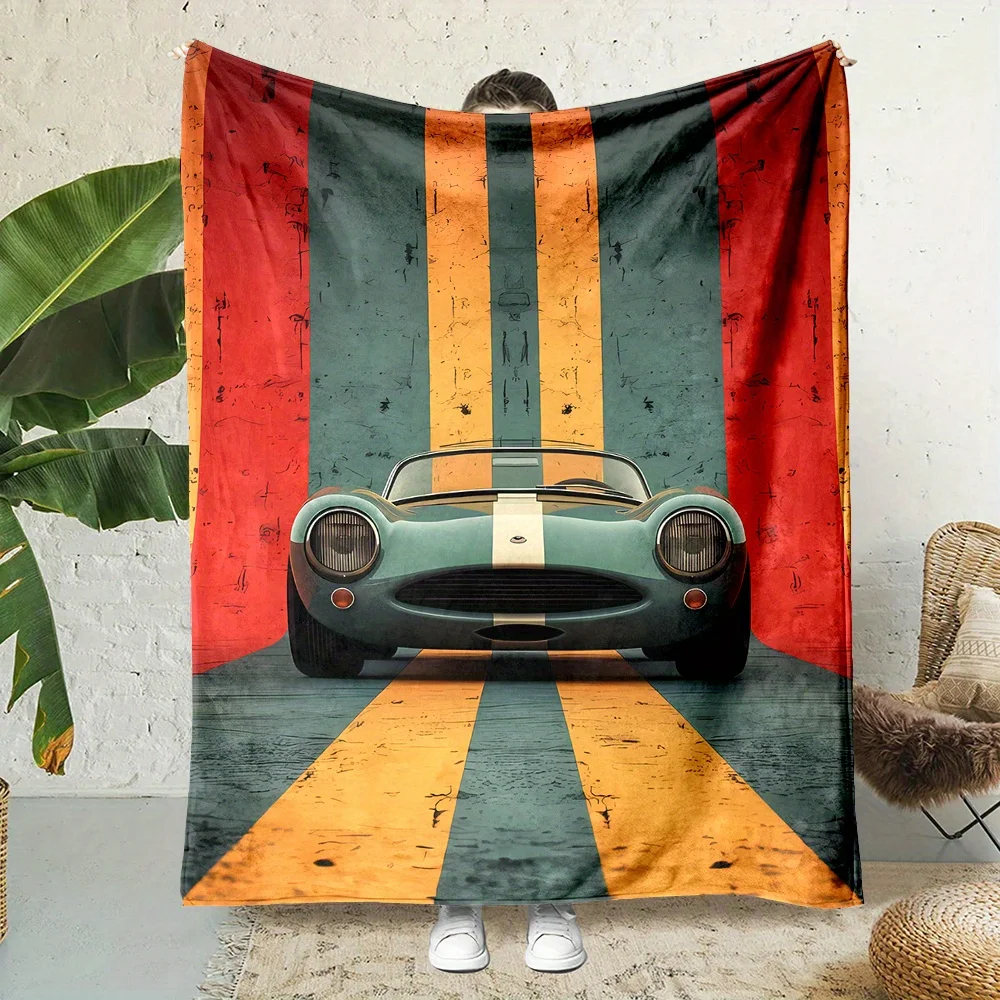 Soft & Cozy Flannel Throw Blanket with Vibrant Road Trip & Sports Car Design - Perfect for All Seasons, Office Naps, and Gifts -
Soft & Cozy Flannel Throw Blanket with Vibrant Road Trip & Sports Car Design - Perfect for All Seasons, Office Naps, and Gifts -