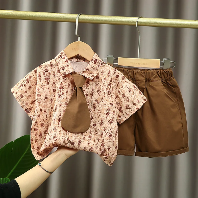 Toddler Outfits 2025 Summer Baby Boy Clothes 1 To 2 Years Korean All Over Print Floral Short Sleeve Shirts and Shorts Boys Suit
Toddler Outfits 2025 Summer Baby Boy Clothes 1 To 2 Years Korean All Over Print Floral Short Sleeve Shirts and Shorts Boys Suit