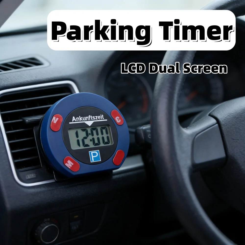Car Customized Professional Parking Timer LCD Dual Screen Display Parking Timer Automotive Electronic Parking Assistance
Car Customized Professional Parking Timer LCD Dual Screen Display Parking Timer Automotive Electronic Parking Assistance