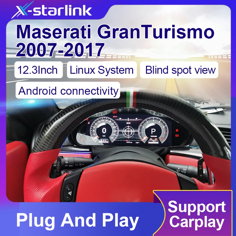 Для Maserati GT Gran Turismo 2007-2017 цифровой приборной панели спидометр виртуальный кабинет ЖК-дисплей приборной панели кластер
Для Maserati GT Gran Turismo 2007-2017 цифровой приборной панели спидометр виртуальный кабинет ЖК-дисплей приборной панели кластер