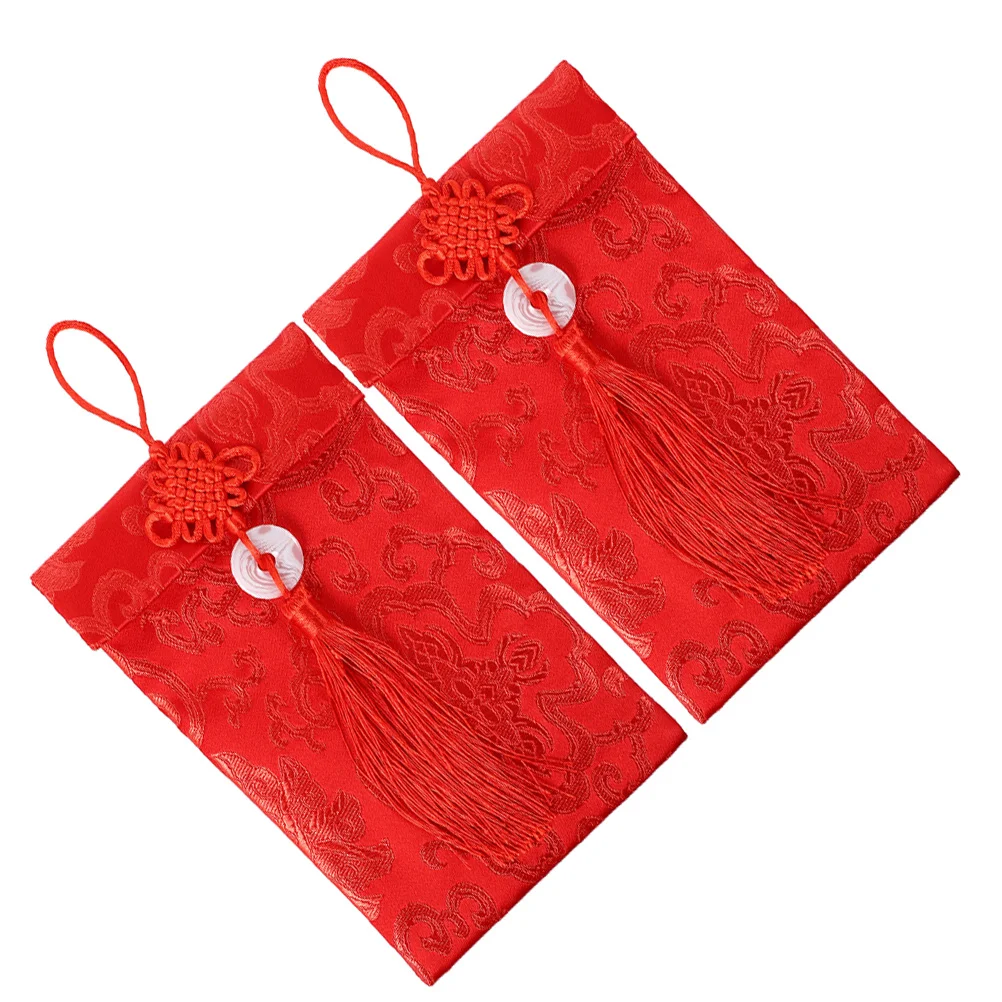 2pcs Gold-stitched Brocade Envelopes High-quality Material Chinese Knot Jade New Year Wedding Birthday Christmas Spring Festival
2pcs Gold-stitched Brocade Envelopes High-quality Material Chinese Knot Jade New Year Wedding Birthday Christmas Spring Festival