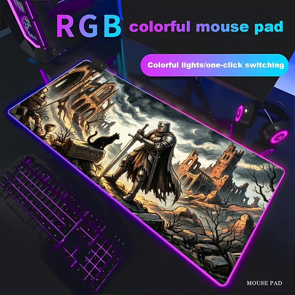 HYBXAXC Silent Companion Knight Gaming Desk Mat XL Monochrome Mouse Pad Fantasy Decor RGB Gaming Pad HD Gamer LED Light XXL PC
HYBXAXC Silent Companion Knight Gaming Desk Mat XL Monochrome Mouse Pad Fantasy Decor RGB Gaming Pad HD Gamer LED Light XXL PC