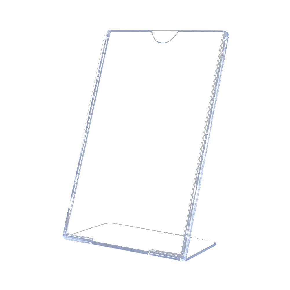 6pcs L Shape Acrylic Display Stand Sign Holders Slanted Table Top Photo Menu Paper Holder for Shop Supermarket Price Lists
6pcs L Shape Acrylic Display Stand Sign Holders Slanted Table Top Photo Menu Paper Holder for Shop Supermarket Price Lists