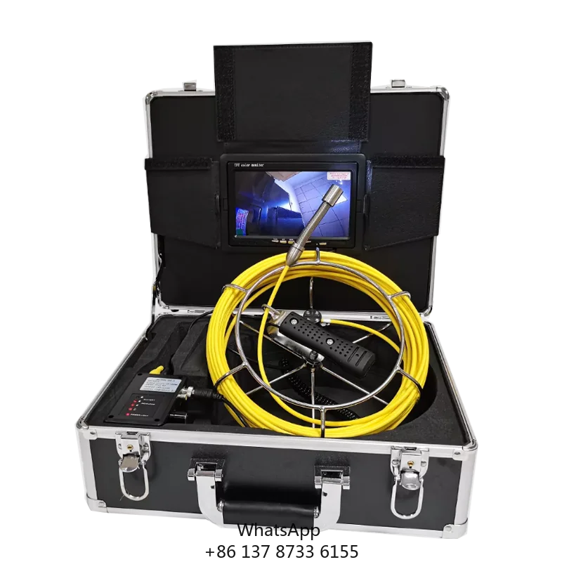 Sewer Camera With 20m Cable,7" Pipeline Inspection Camera With 1000TVL And 6 LED Lights,17mm Plumbing Endoscope Drain Camera
Sewer Camera With 20m Cable,7" Pipeline Inspection Camera With 1000TVL And 6 LED Lights,17mm Plumbing Endoscope Drain Camera