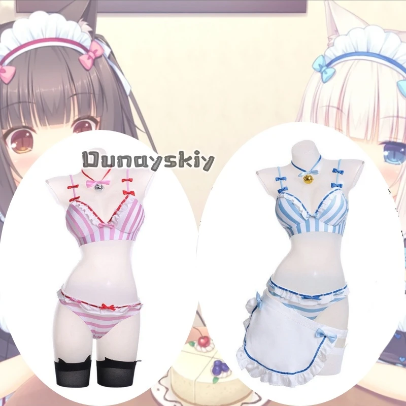 Chocola Vanilla Cosplay Costume Game NEKO*PARA Women Underwear Cute Cat Suit wig Lolita Sexy Lingeries Swimsuit For Women Summer
Chocola Vanilla Cosplay Costume Game NEKO*PARA Women Underwear Cute Cat Suit wig Lolita Sexy Lingeries Swimsuit For Women Summer
