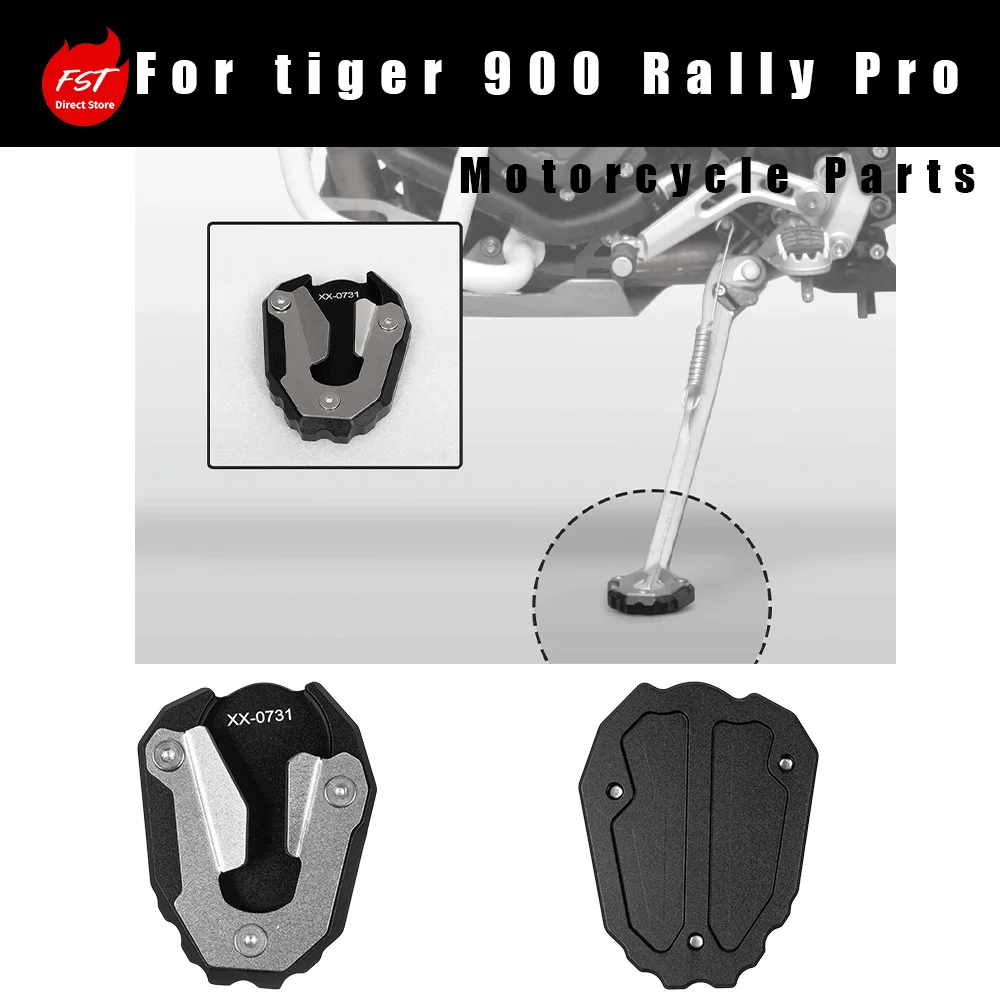 For Tiger 900 Rally Pro Enlarged Side Stand Foot Pad Mod Parts
For Tiger 900 Rally Pro Enlarged Side Stand Foot Pad Mod Parts