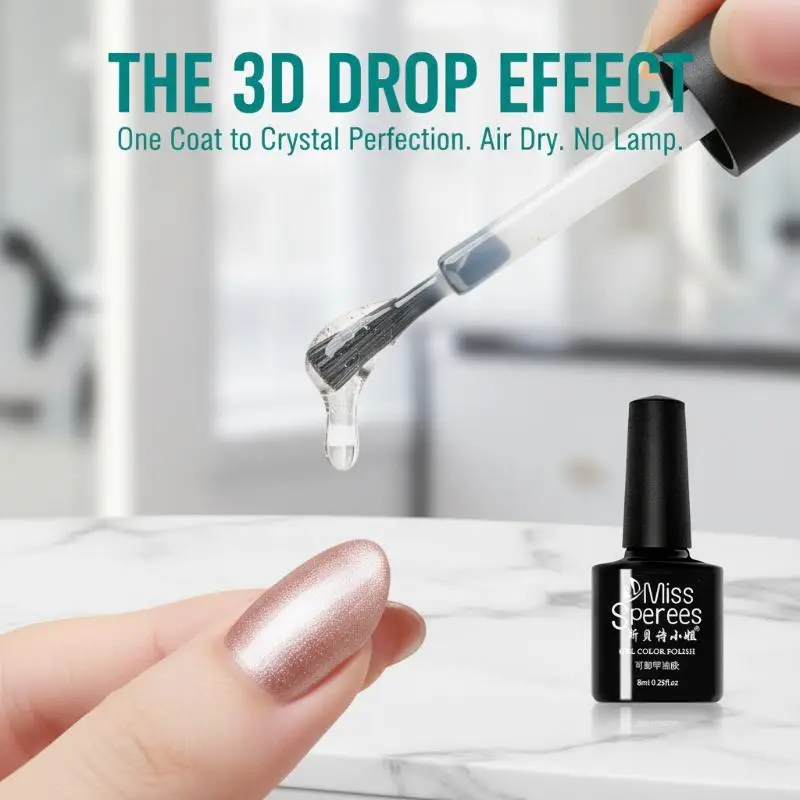 8ml No-Wipe Water Drop Nail Gel 3D Sculpting Nail Art Gel For Manicure High Transparent Plating Seal Coat Nail Polish
8ml No-Wipe Water Drop Nail Gel 3D Sculpting Nail Art Gel For Manicure High Transparent Plating Seal Coat Nail Polish
