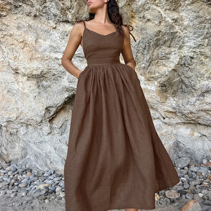 Длинное женское платье для вечеринок, элегантное, с бандажным эффектом, весна-лето, сексуальное, с открытой спиной, пляжное, с V-образным вырезом, со складками
Длинное женское платье для вечеринок, элегантное, с бандажным эффектом, весна-лето, сексуальное, с открытой спиной, пляжное, с V-образным вырезом, со складками