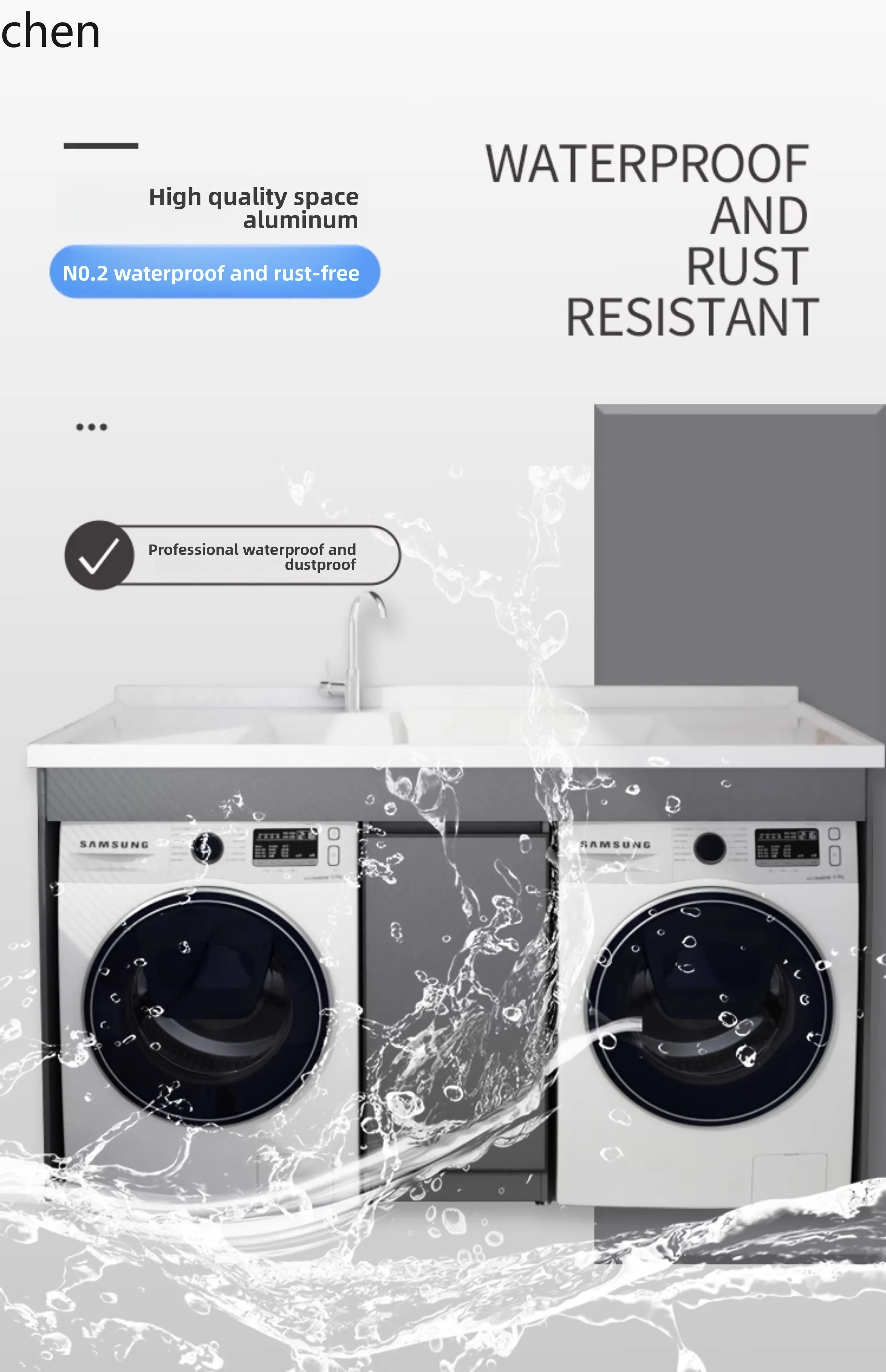 PYH dual-position machine upper basin laundry dryer combination with pool roller protective cover space aluminum
PYH dual-position machine upper basin laundry dryer combination with pool roller protective cover space aluminum