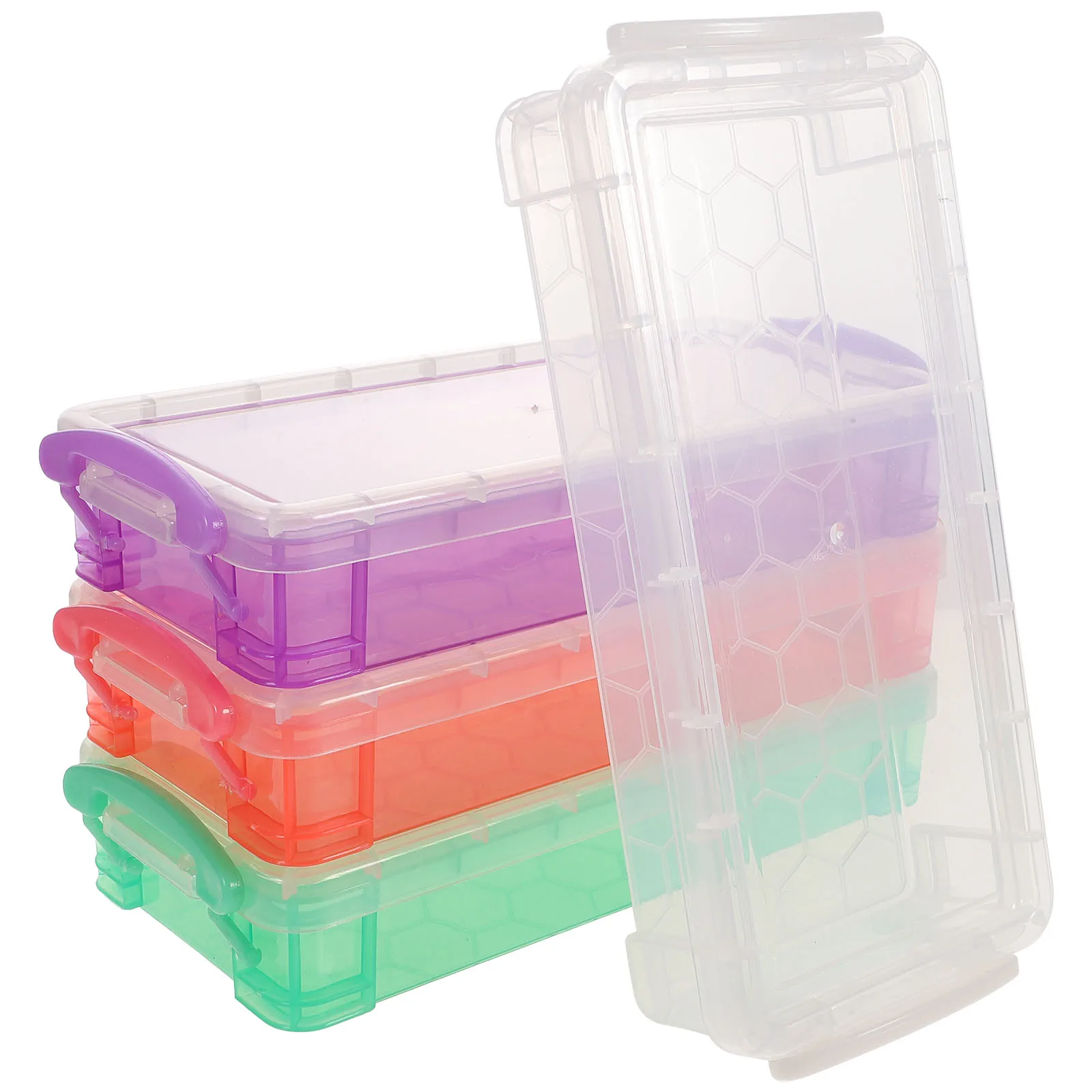 4 Pcs Pencil Case Storage Box Containers Plastic Boxes Multifunction Pp Student Cases for School Office
4 Pcs Pencil Case Storage Box Containers Plastic Boxes Multifunction Pp Student Cases for School Office