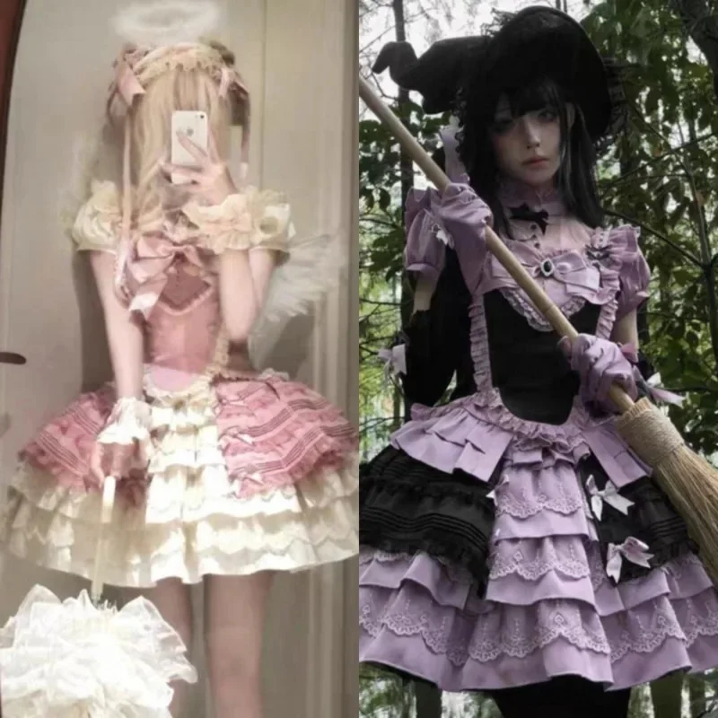 Платья с бантом Y2K JK Cake Dress Japan Gothic Kawaii Lolita Blue White Black Lace Выдолбленное многослойное платье-пуловер с длинными рукавами
Платья с бантом Y2K JK Cake Dress Japan Gothic Kawaii Lolita Blue White Black Lace Выдолбленное многослойное платье-пуловер с длинными рукавами
