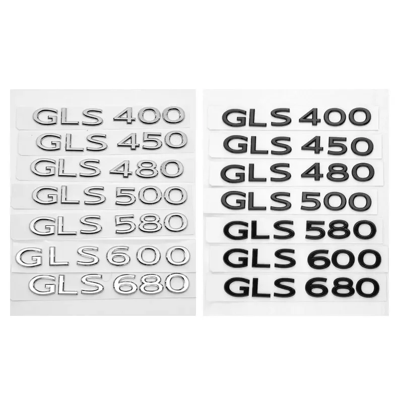 GLS 400 450 480 500 600 680 S480 580 600 badge car stickers For Mercedes-Benz MAYBACH series trunk label modified accessories
GLS 400 450 480 500 600 680 S480 580 600 badge car stickers For Mercedes-Benz MAYBACH series trunk label modified accessories