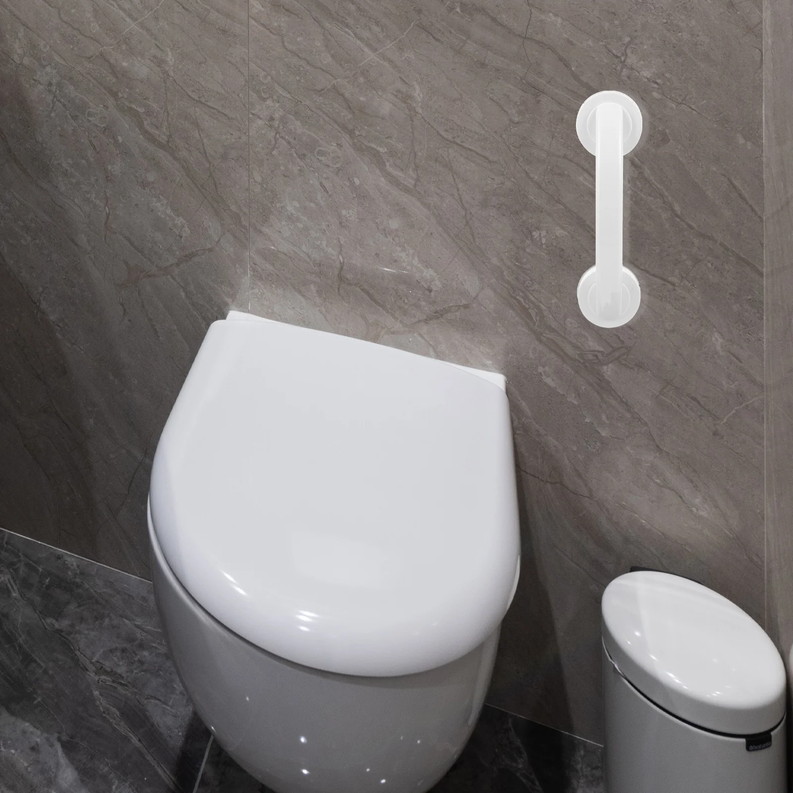 Thickened White Plastic Bath Safety Grab Bar For Seniors Non-Skid Wall Mount Shower Handle Bathtub Handrail Durable Lightweight
Thickened White Plastic Bath Safety Grab Bar For Seniors Non-Skid Wall Mount Shower Handle Bathtub Handrail Durable Lightweight