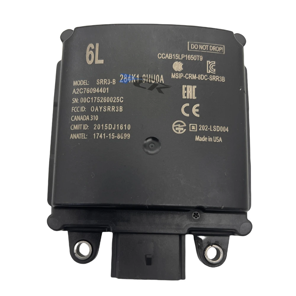 284K1-9HU0A Adaptive Cruise Control Module Radar 284K1 9HU0A Blind Spot Monitoring Radar Sensor Module 284K19HU0A
284K1-9HU0A Adaptive Cruise Control Module Radar 284K1 9HU0A Blind Spot Monitoring Radar Sensor Module 284K19HU0A
