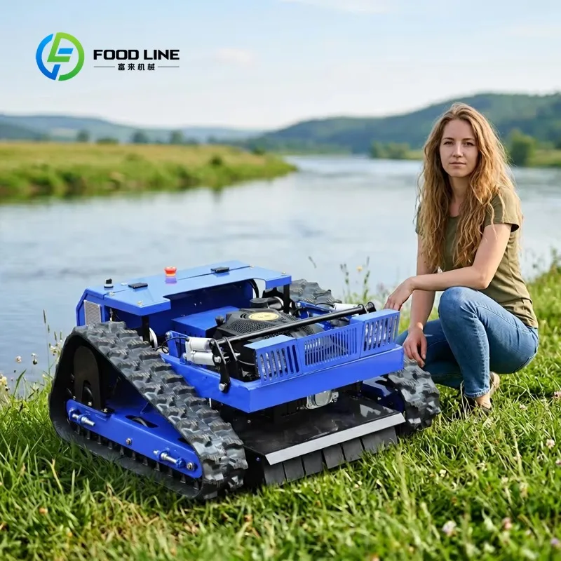 Track Lawn Mower Heavy Duty Electric Crawler Mower Self-Propelled for Hills Slopes and Tough Grass Cutting
Track Lawn Mower Heavy Duty Electric Crawler Mower Self-Propelled for Hills Slopes and Tough Grass Cutting