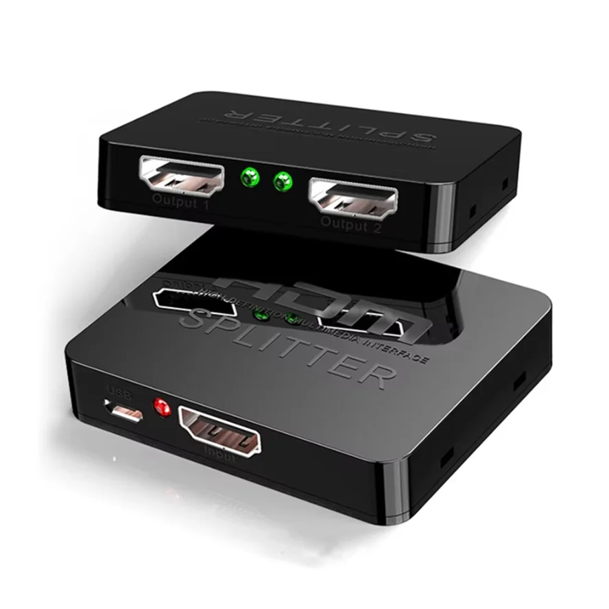 4K HDMI-Compatible Splitter 1 in 2 out Adapter HDMI-Compatible 1x2 Dual Monitor Full HD 1 to 2 Amplifier for HDTV DVD PS3 Xbox
4K HDMI-Compatible Splitter 1 in 2 out Adapter HDMI-Compatible 1x2 Dual Monitor Full HD 1 to 2 Amplifier for HDTV DVD PS3 Xbox