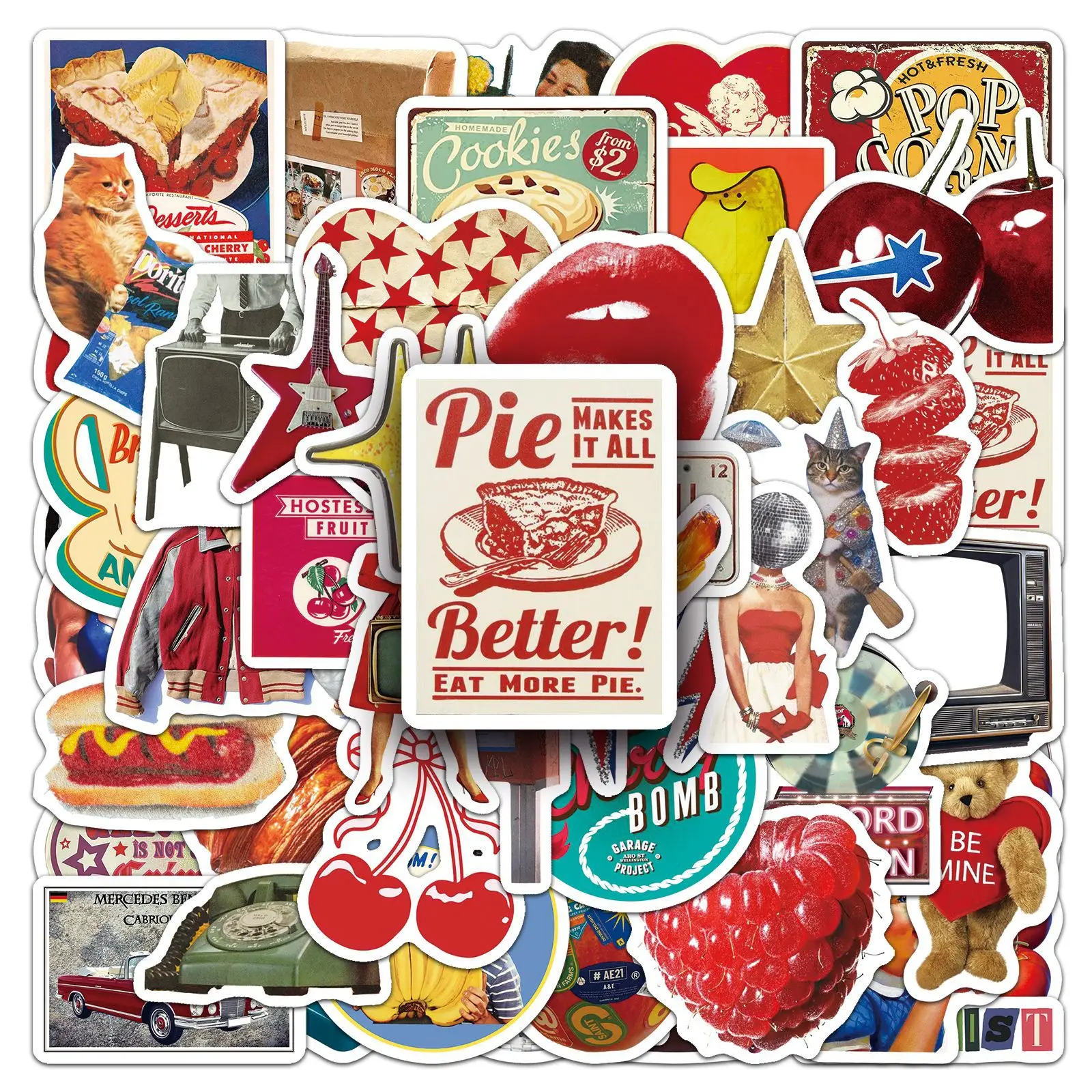 10/30/50PCS American Retro Graffiti Stickers Personalized Creative Trend Decorative Guitar Water Cup Phone Case Decal Stickers
10/30/50PCS American Retro Graffiti Stickers Personalized Creative Trend Decorative Guitar Water Cup Phone Case Decal Stickers