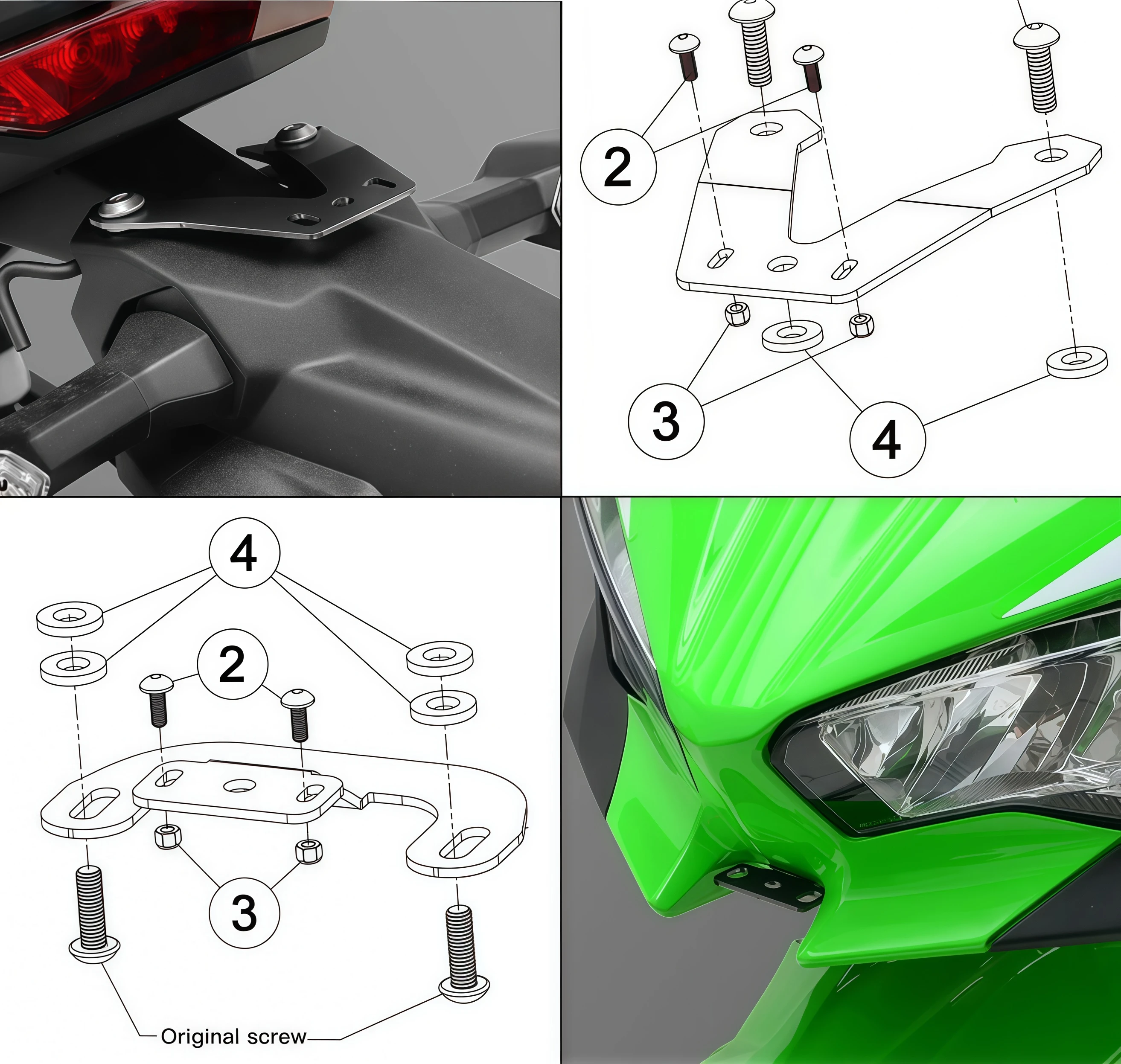 Fit for Kawasaki Ninja 400 2018-2024 Ninja500 2024-2025 Front Rear DVR Data Logger GPS Navigation Bracket Holder Stand
Fit for Kawasaki Ninja 400 2018-2024 Ninja500 2024-2025 Front Rear DVR Data Logger GPS Navigation Bracket Holder Stand