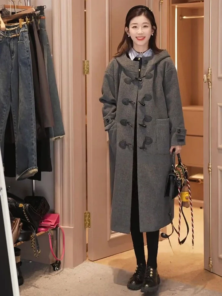 Oajer Flagip Store Women's Woolen Coat Winter Mid-Length Fem Sle Button Design Commute Ele Pure Color Long Sve
Oajer Flagip Store Women's Woolen Coat Winter Mid-Length Fem Sle Button Design Commute Ele Pure Color Long Sve