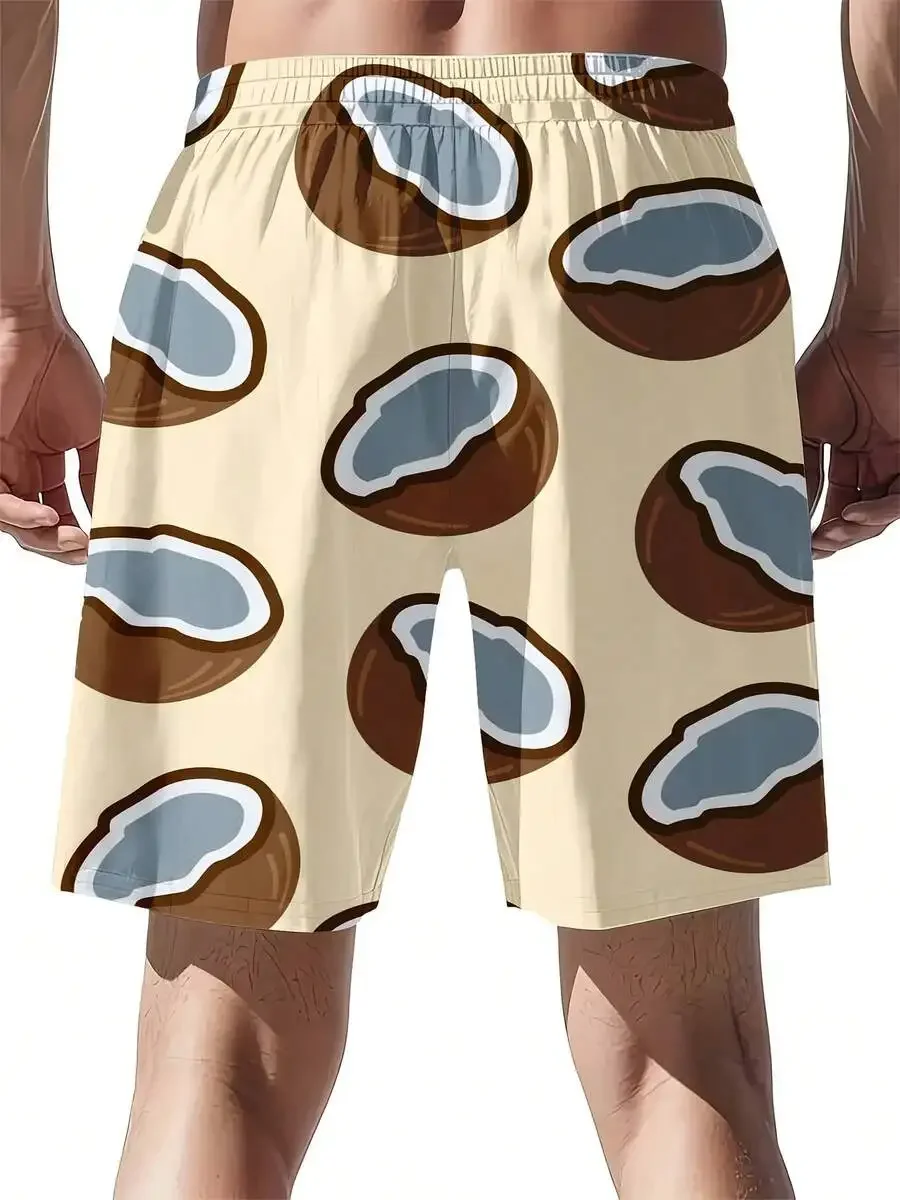 Mens Tropical Coconut Pattern Swimwear Boardshorts For Beach And Summer Outdoor Use
Mens Tropical Coconut Pattern Swimwear Boardshorts For Beach And Summer Outdoor Use