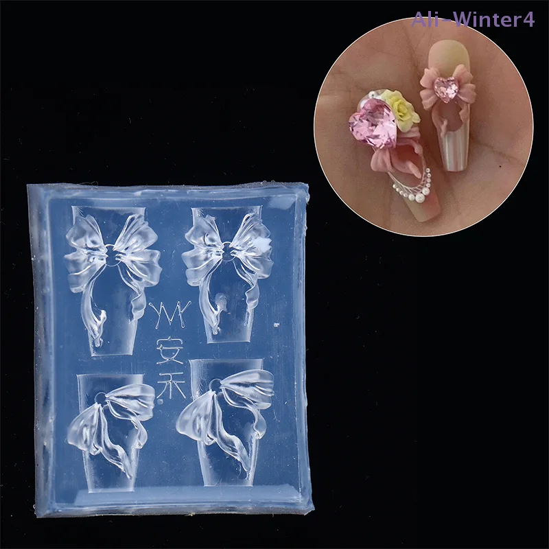 {Winter4} 3D-форма для ногтей в виде банта из ленты, силиконовый трафарет для стемпинга, для УФ-гель-лака, для нейл-арта, для самостоятельного маникюра, для создания украшений
{Winter4} 3D-форма для ногтей в виде банта из ленты, силиконовый трафарет для стемпинга, для УФ-гель-лака, для нейл-арта, для самостоятельного маникюра, для создания украшений