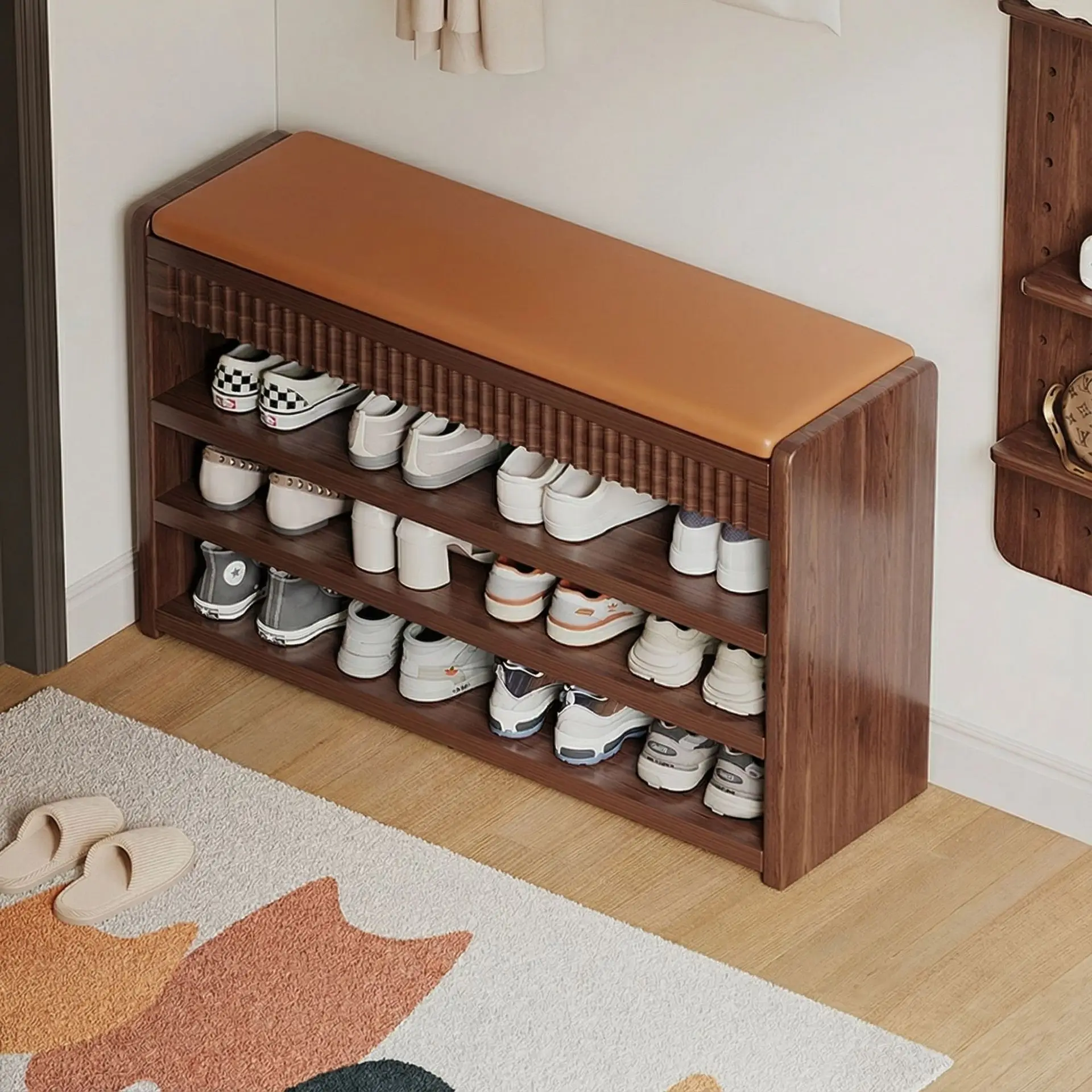 Modern Shoe Bench with Storage Entryway Seating Stool for Hallway Shoe Rack Shoe Shelves Quick Assembly Home Furniture
Modern Shoe Bench with Storage Entryway Seating Stool for Hallway Shoe Rack Shoe Shelves Quick Assembly Home Furniture