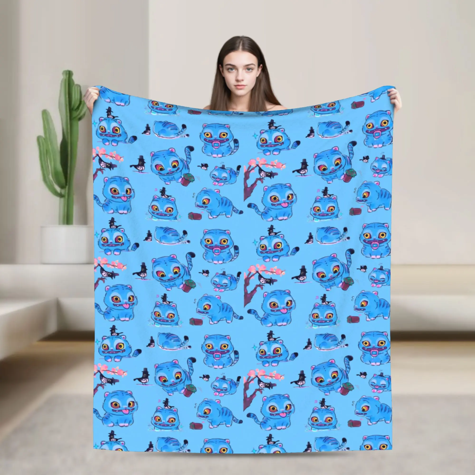 KPOP Demon Hunters, одеяла с синим тигром, фланелевая новинка, мягкое одеяло для покрытия стула, дивана, весна-осень
KPOP Demon Hunters, одеяла с синим тигром, фланелевая новинка, мягкое одеяло для покрытия стула, дивана, весна-осень