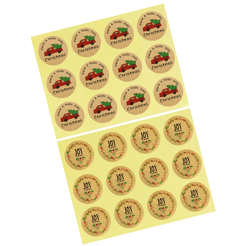 240 Pcs Cartoon Stickers Transparent Christmas Decals Labels Personalised Merry Kraft Paper 
240 Pcs Cartoon Stickers Transparent Christmas Decals Labels Personalised Merry Kraft Paper