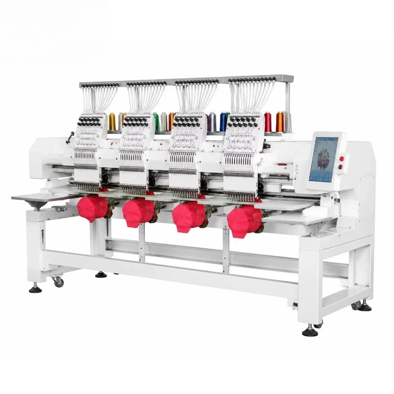 High Efficiency Computerized Four Head Embroidery Machine With Multi Function And Automatic Operation For Garment Cap Production
High Efficiency Computerized Four Head Embroidery Machine With Multi Function And Automatic Operation For Garment Cap Production