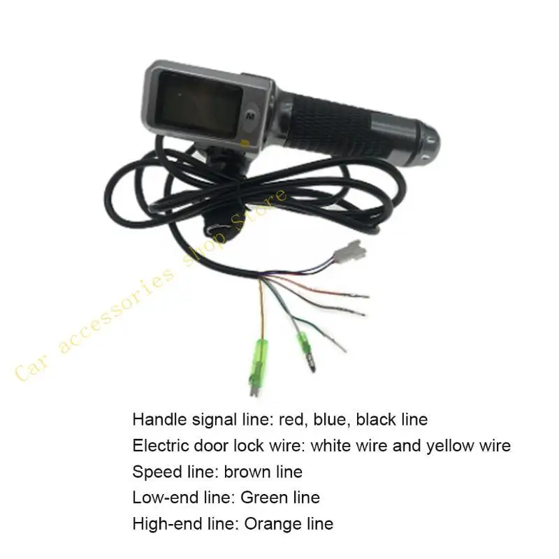 T21E 36V/48V/60V E-Bike Thumb Throttle with LCD Battery Display for Electric Skateboard Scooter
T21E 36V/48V/60V E-Bike Thumb Throttle with LCD Battery Display for Electric Skateboard Scooter