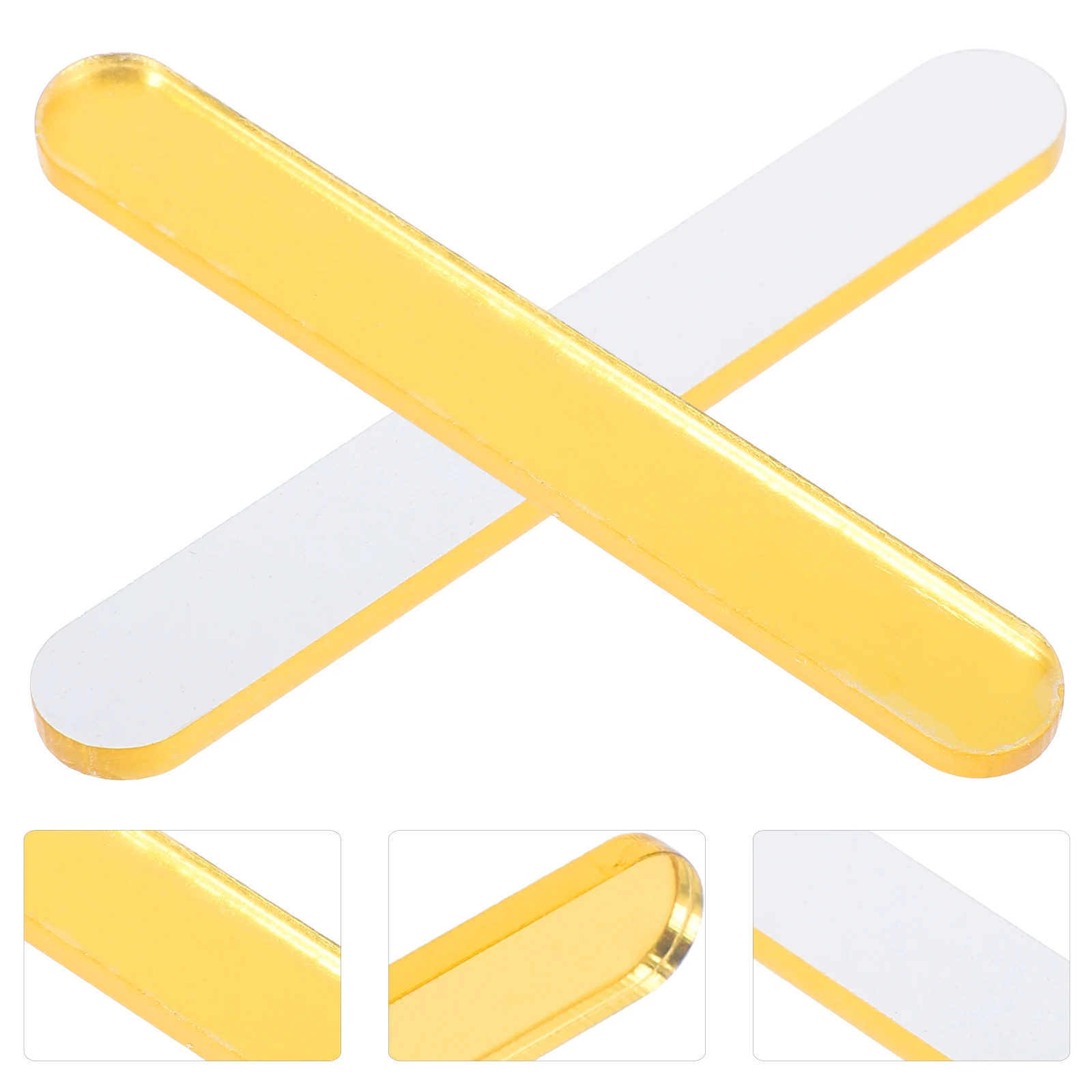 30pcs Popsicle Acrylic Craft Sticks Reusable DIY Ice Cream Sticks Golden Smooth Safe Lightweight Portable Decor Bell
30pcs Popsicle Acrylic Craft Sticks Reusable DIY Ice Cream Sticks Golden Smooth Safe Lightweight Portable Decor Bell