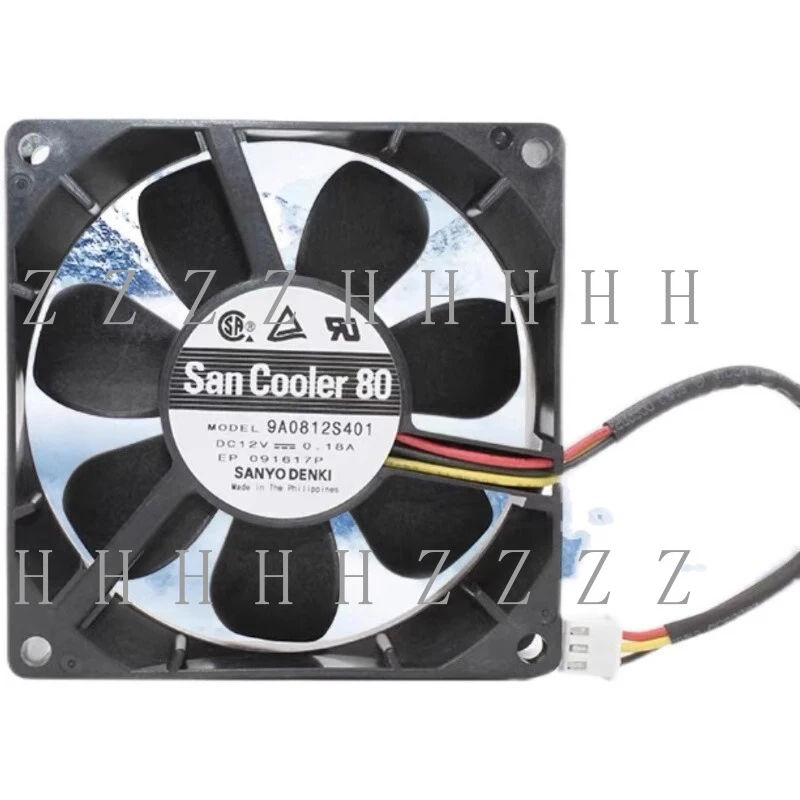 Z For SANYO 9A0812S401 8025 DC12V 0.18A 8CM 3-pin case power supply cooling fan
Z For SANYO 9A0812S401 8025 DC12V 0.18A 8CM 3-pin case power supply cooling fan