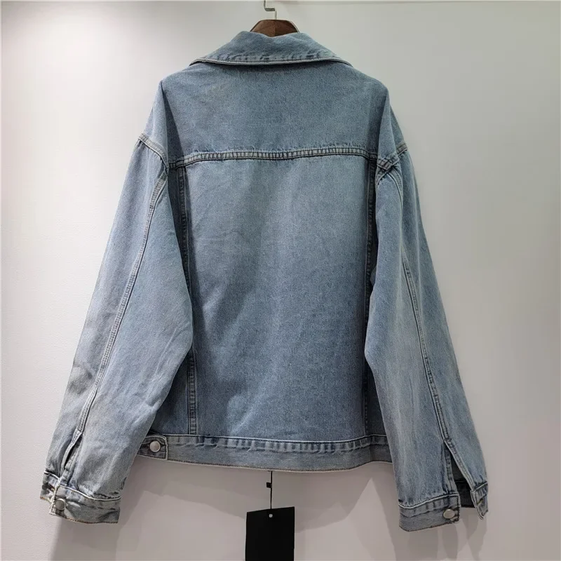 Harajuku винтажная потертая синяя джинсовая куртка женская короткая ковбойская верхняя одежда модная кружевная джинсовая куртка с цветочным украшением уличная одежда
Harajuku винтажная потертая синяя джинсовая куртка женская короткая ковбойская верхняя одежда модная кружевная джинсовая куртка с цветочным украшением уличная одежда