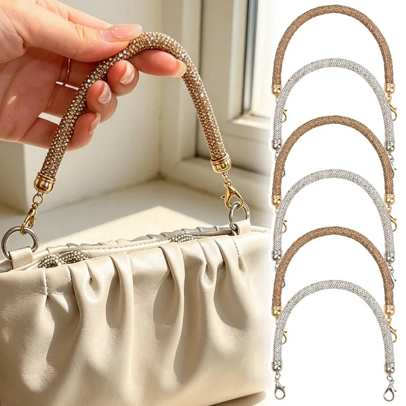 Rhinestone Bag Chain Straps Blingbling Replacement Fashion Handle Straps DIY Handbag Purse Accessory Wedding Party Women Girls
Rhinestone Bag Chain Straps Blingbling Replacement Fashion Handle Straps DIY Handbag Purse Accessory Wedding Party Women Girls