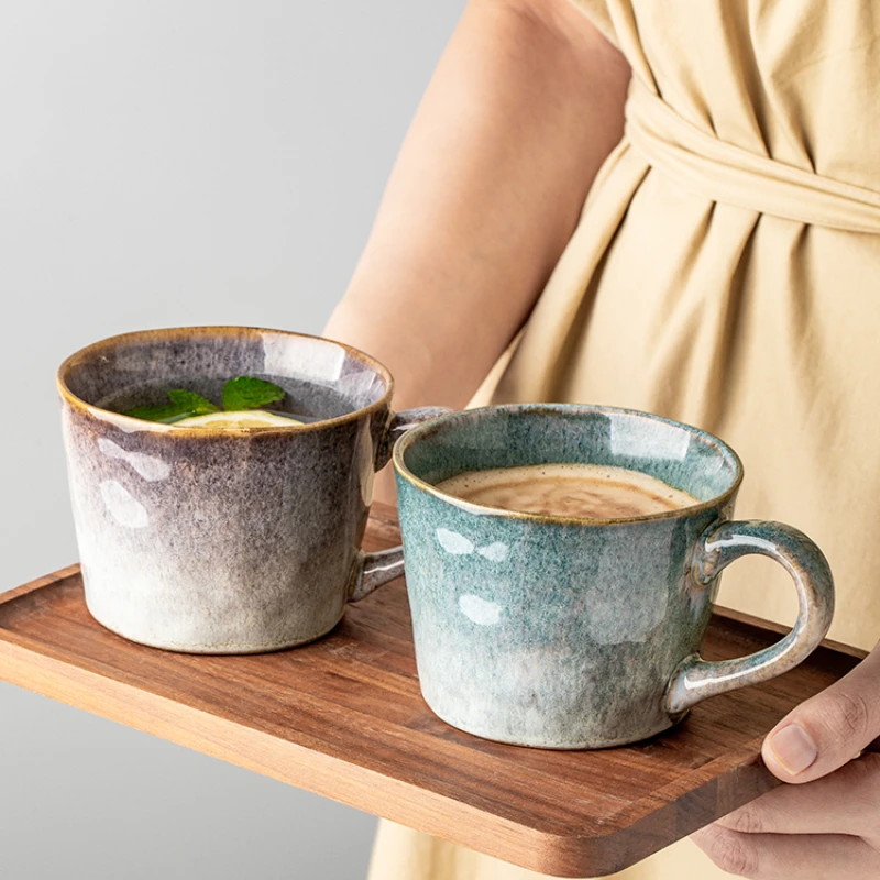 Couples mugs gifts for home ceramic cups retro coffee cups kiln cups exquisite home cups
Couples mugs gifts for home ceramic cups retro coffee cups kiln cups exquisite home cups