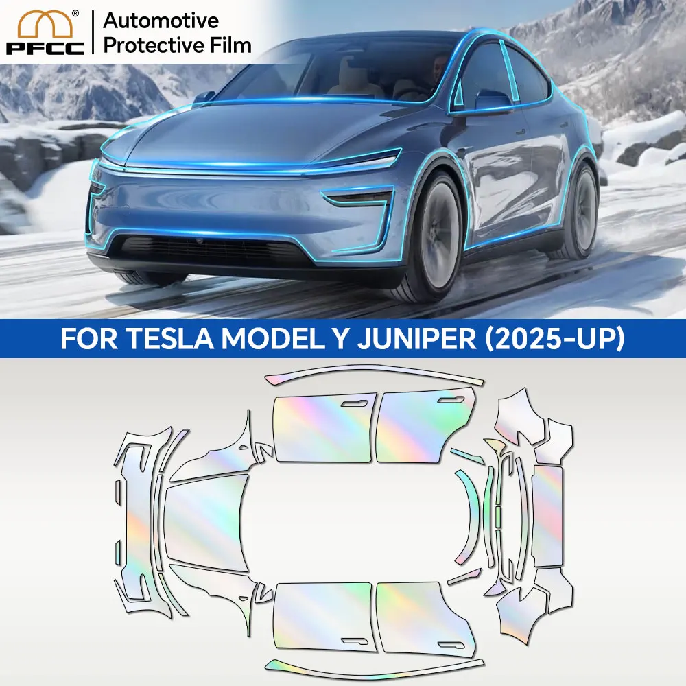For Tesla Model Y Juniper 2025 2026 Paint Protection Film Self-Healing PPF Body Sticker Accessories Anti-Scratch Resistant PFCC 
For Tesla Model Y Juniper 2025 2026 Paint Protection Film Self-Healing PPF Body Sticker Accessories Anti-Scratch Resistant PFCC
