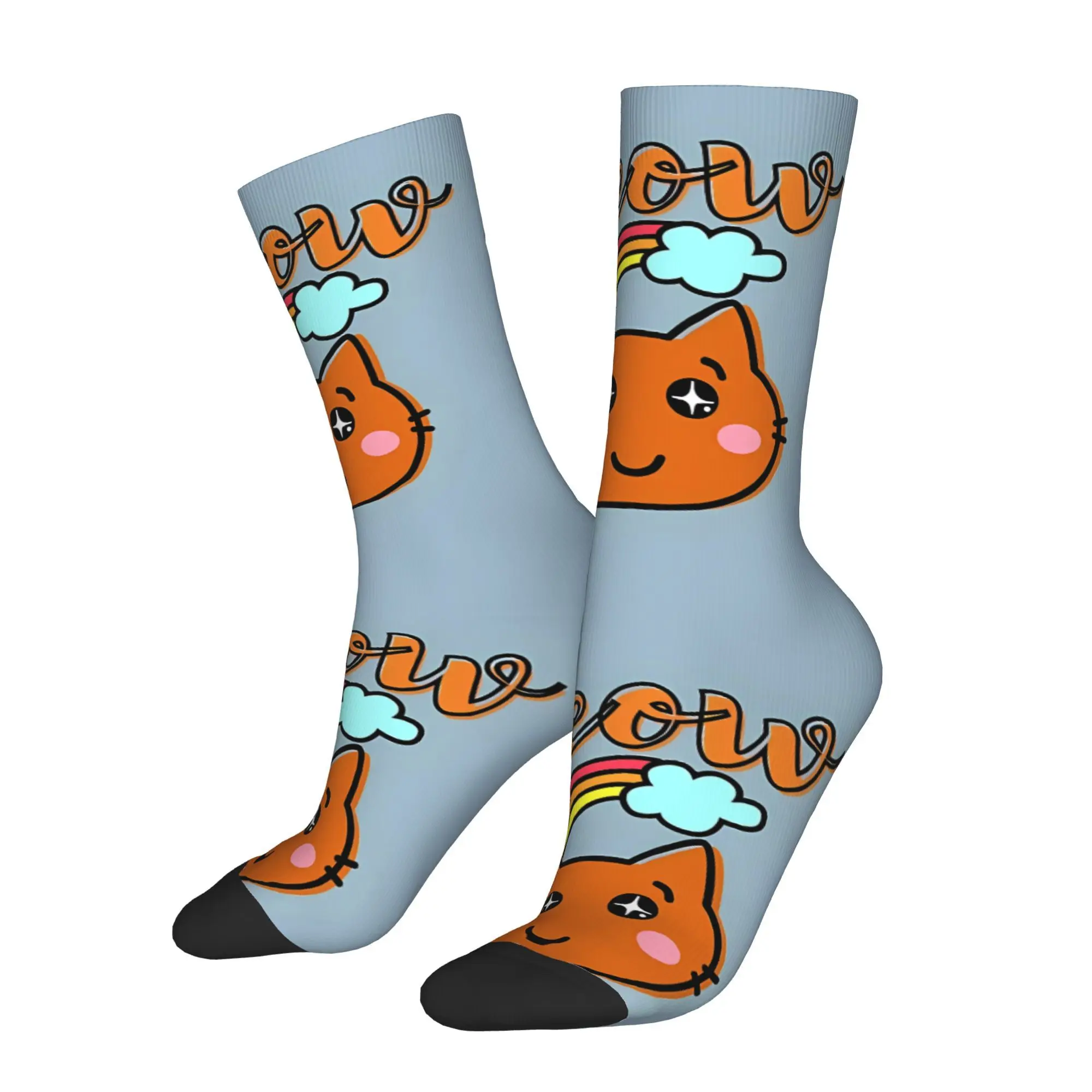 Retro Kitty Meow Men's Socks Unisex Novelty Pattern Printed Funny Crew Sock Gift
Retro Kitty Meow Men's Socks Unisex Novelty Pattern Printed Funny Crew Sock Gift