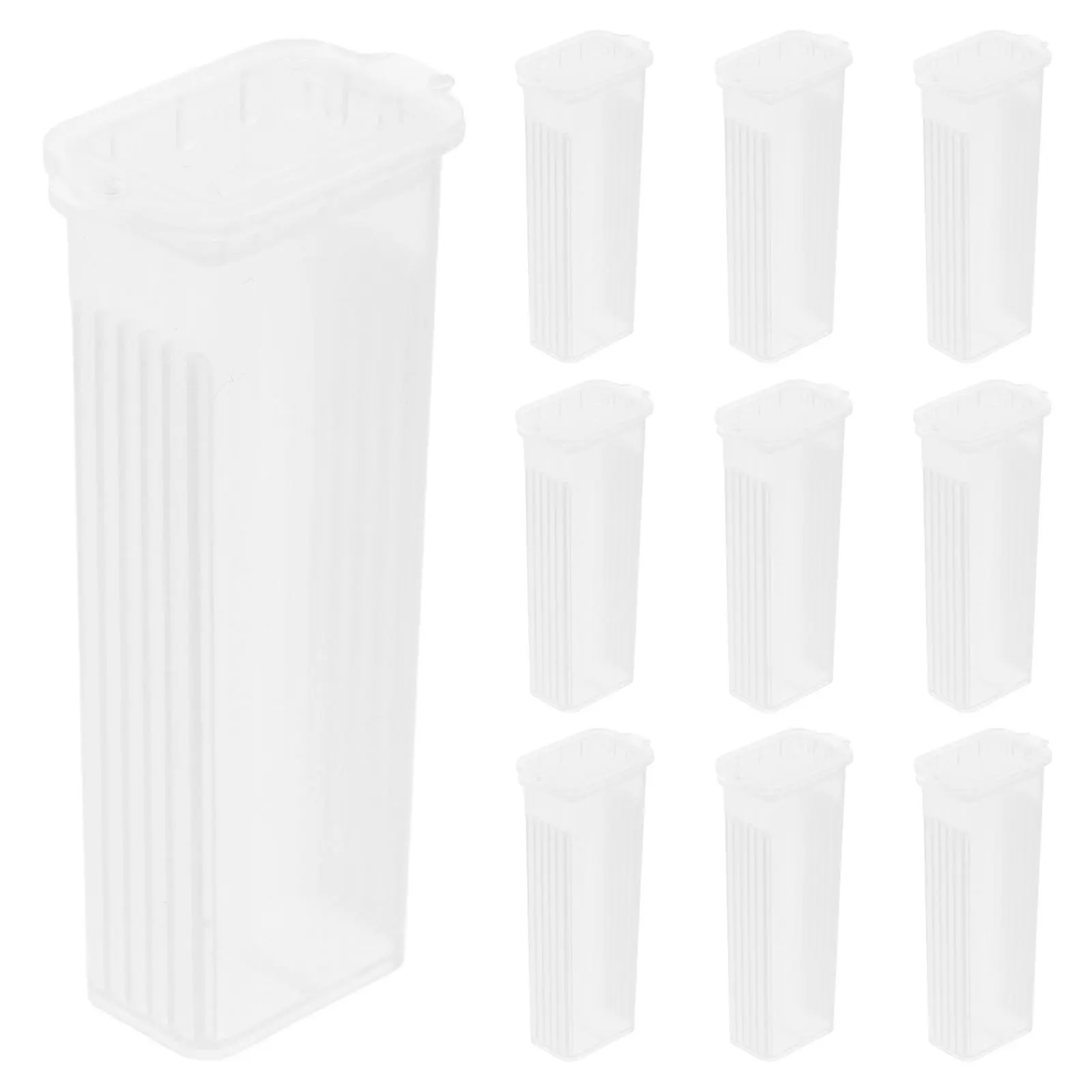 10pcs Pathology Slide Storage Box Plastic Specimen Case Slide Rack Staining Jar For Laboratories 
10pcs Pathology Slide Storage Box Plastic Specimen Case Slide Rack Staining Jar For Laboratories