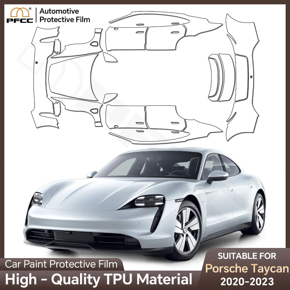 PPF for Porsche Taycan 2020 2021 2022 2023 8.5Mil Pre Cut Transparent Car Paint Protection Film Car Wrap Protect Clear Sticker
PPF for Porsche Taycan 2020 2021 2022 2023 8.5Mil Pre Cut Transparent Car Paint Protection Film Car Wrap Protect Clear Sticker