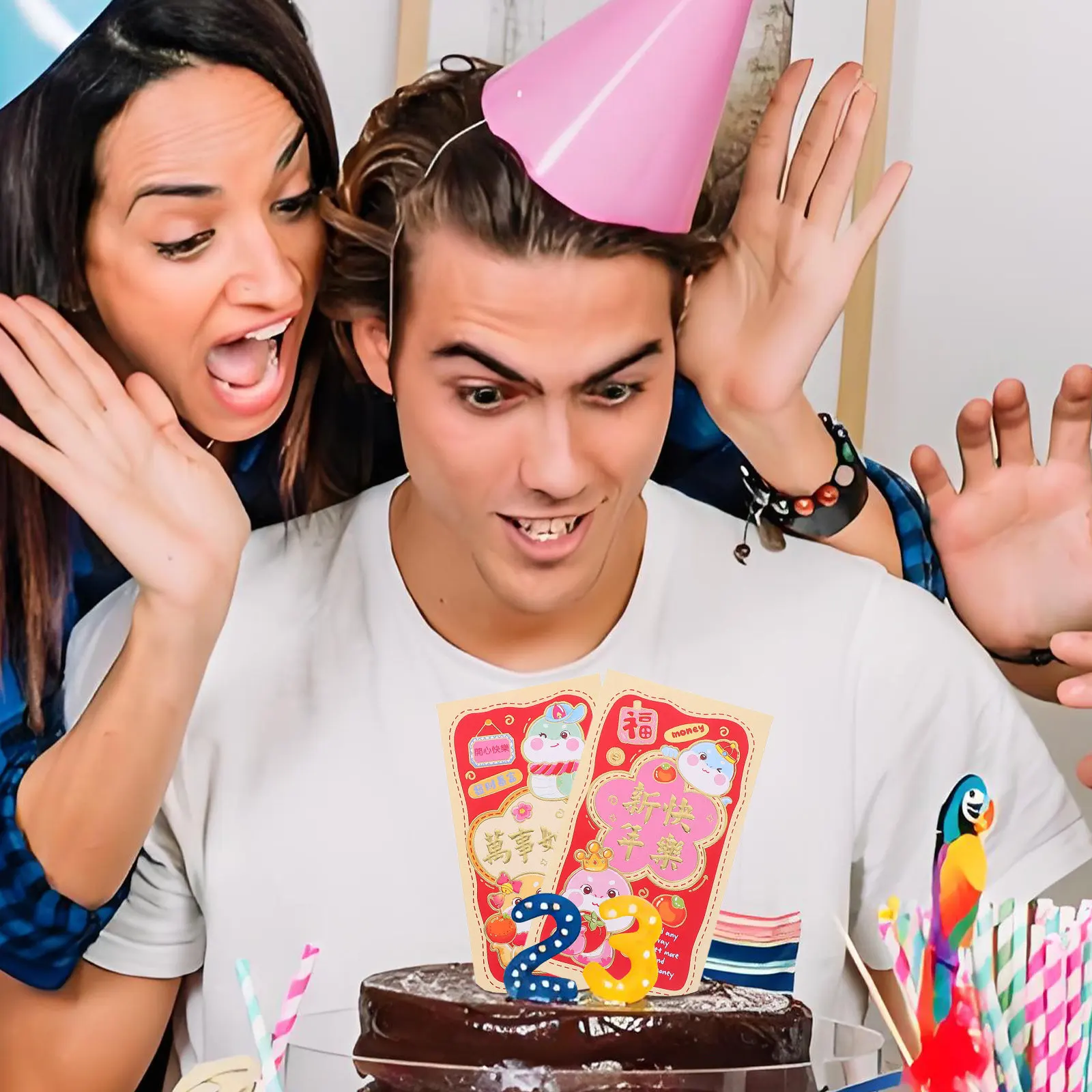 30 шт. красных конвертов для денег, традиционные красные пакеты для Китайского Нового года, яркие, с узором змеи, для вечеринок, свадеб, подарочные конверты
30 шт. красных конвертов для денег, традиционные красные пакеты для Китайского Нового года, яркие, с узором змеи, для вечеринок, свадеб, подарочные конверты