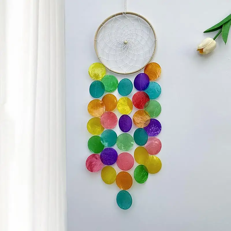 Colorful Shell Wind Chimes Household Wall Hanging Decor Craft Dreamcatcher Replacement Catchers
Colorful Shell Wind Chimes Household Wall Hanging Decor Craft Dreamcatcher Replacement Catchers