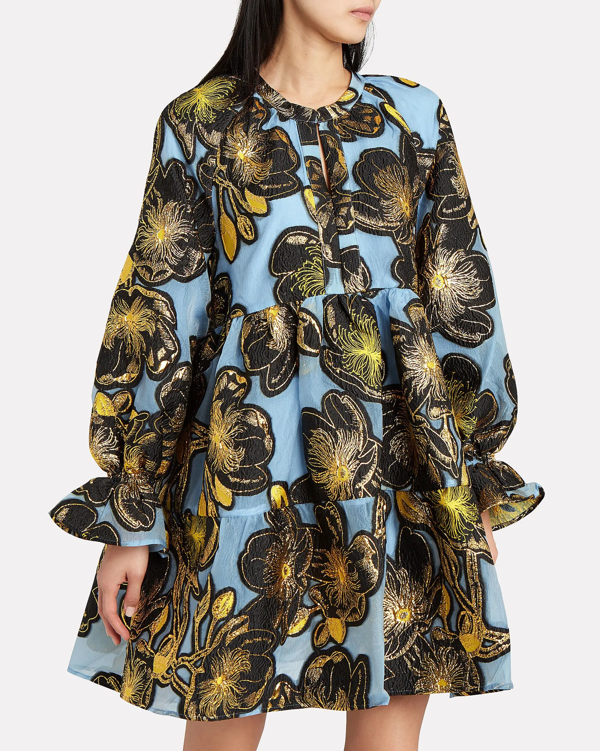 New Long Sleeve Embroidered Relief Organza A-Line Puffy Skirt Dress Women's Fashion Spring Collection Loose Waist Design
New Long Sleeve Embroidered Relief Organza A-Line Puffy Skirt Dress Women's Fashion Spring Collection Loose Waist Design